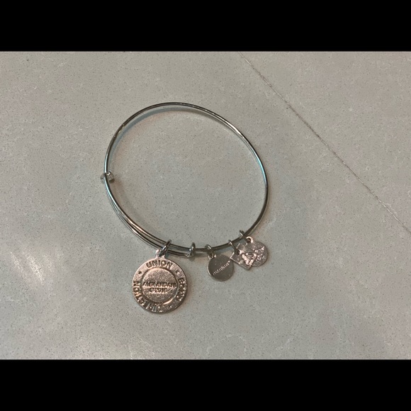 Alex and Ani Friendship Bracelet Silver. Like New - Picture 3 of 4